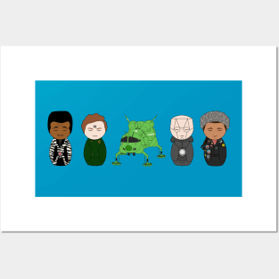 Red Dwarf Kokeshi Posters and Art